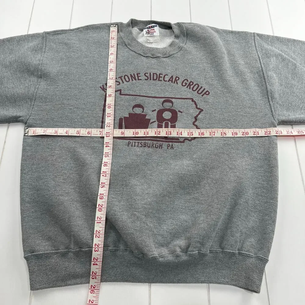 Keystone Sidecar Group Jerzees Crewneck Sweatshirt Size large Pittsburg PA - Picture 4 of 6